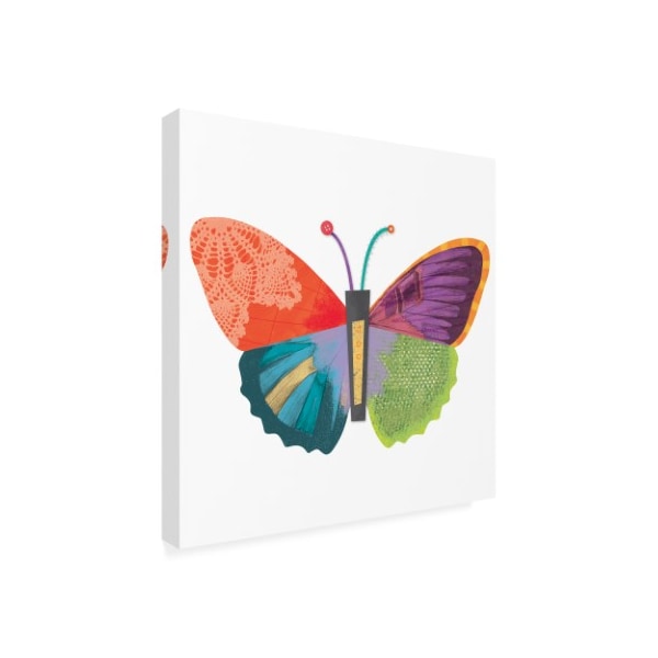 Holli Conger 'Wings Of Grace Butterfly Icon 4' Canvas Art,24x24